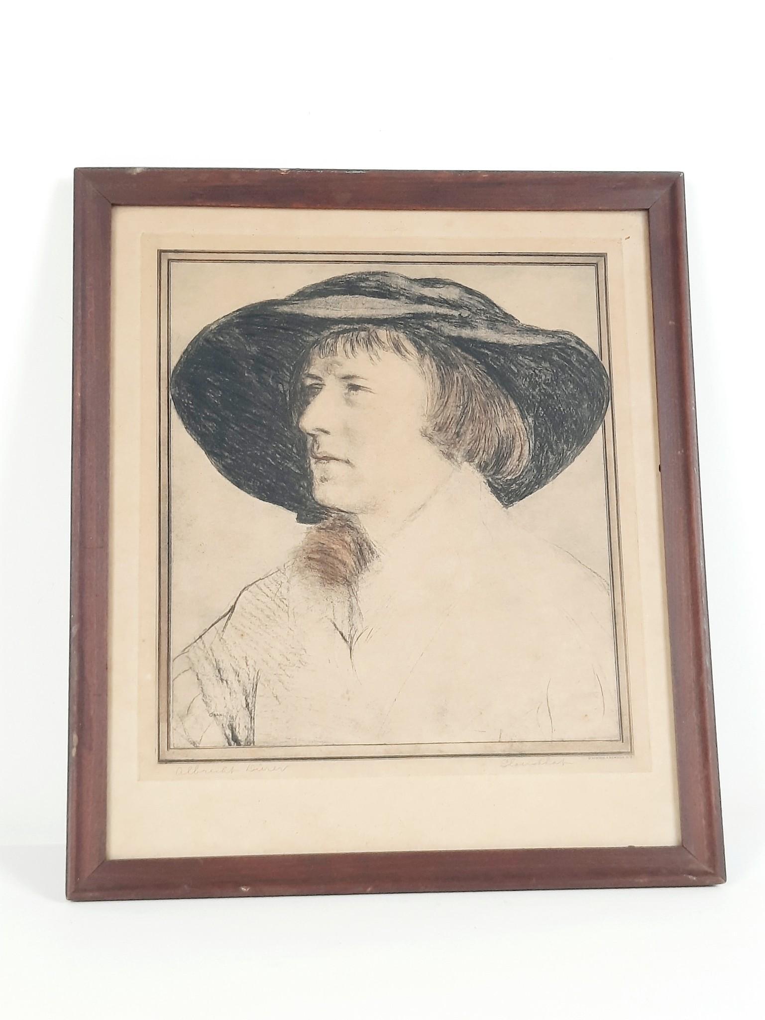 Albrecht Durer "Slouch Hat" Engraving (1 of 3)