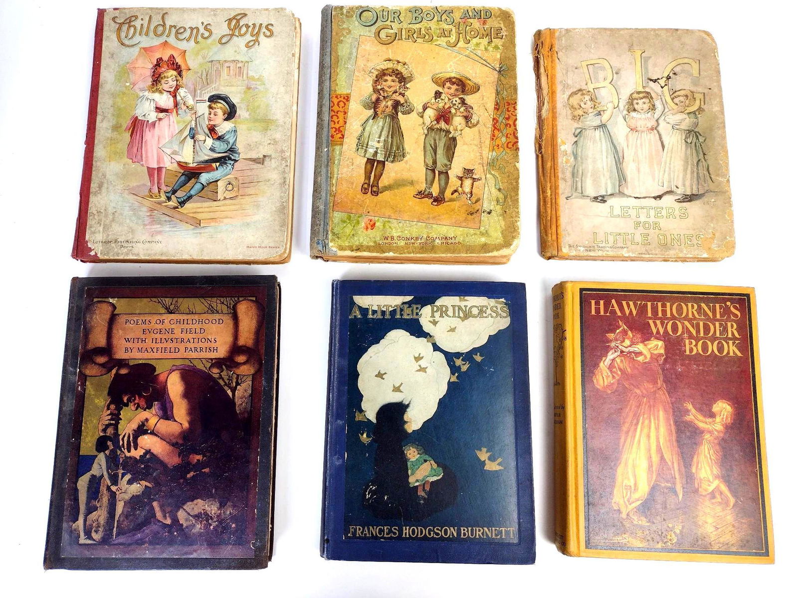 6 Illustrated Children's Books Incl. Victorian & Rackham, Parrish (1 of 9)
