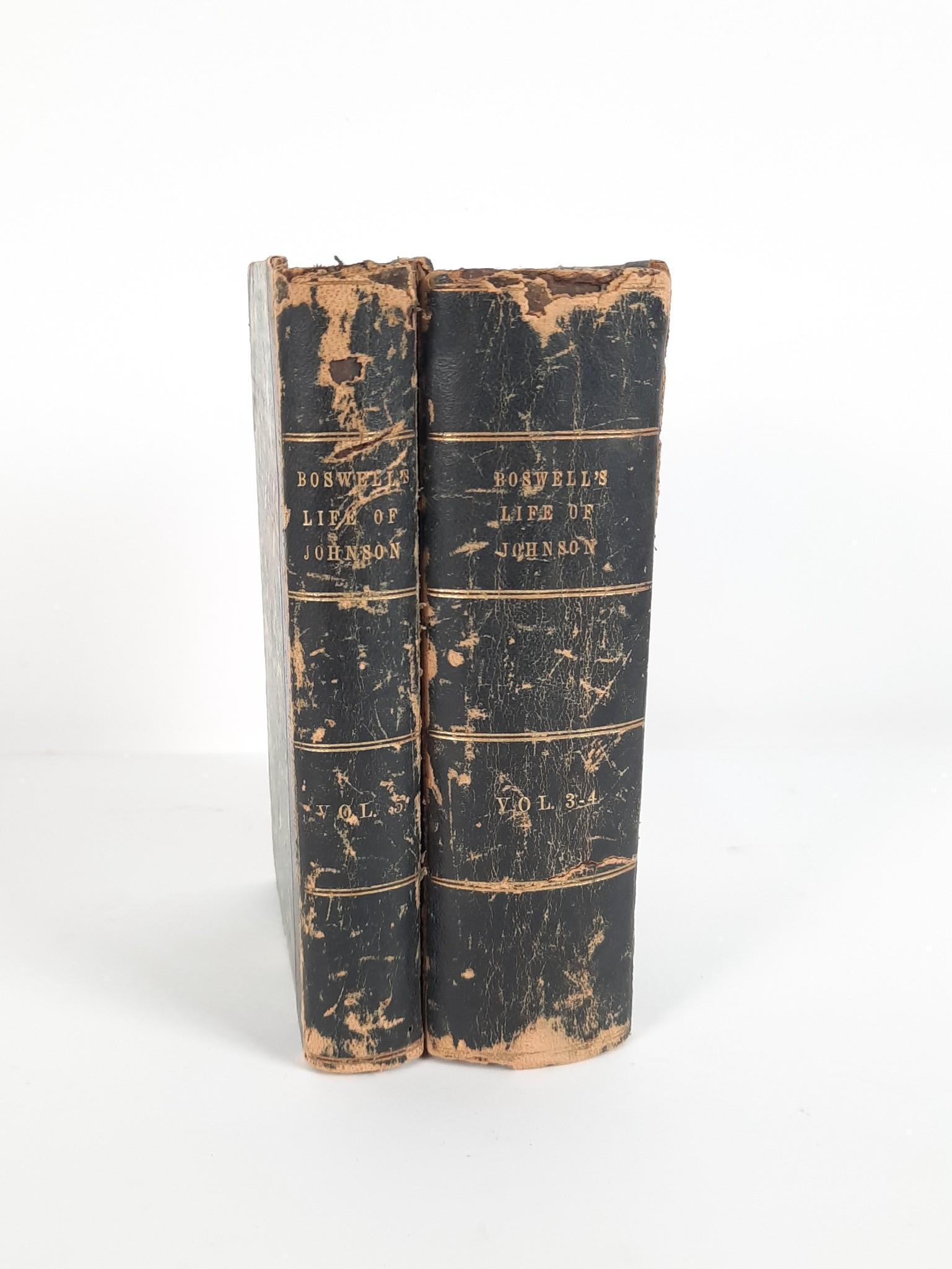 The Life of Samuel Johnson LL.D. Vol 3 and 4: Copyright 1824. LR IMPORTANT: Before bidding, please read the terms and conditions. When you registered for the auction you agreed to these terms and will be required to comply with them.