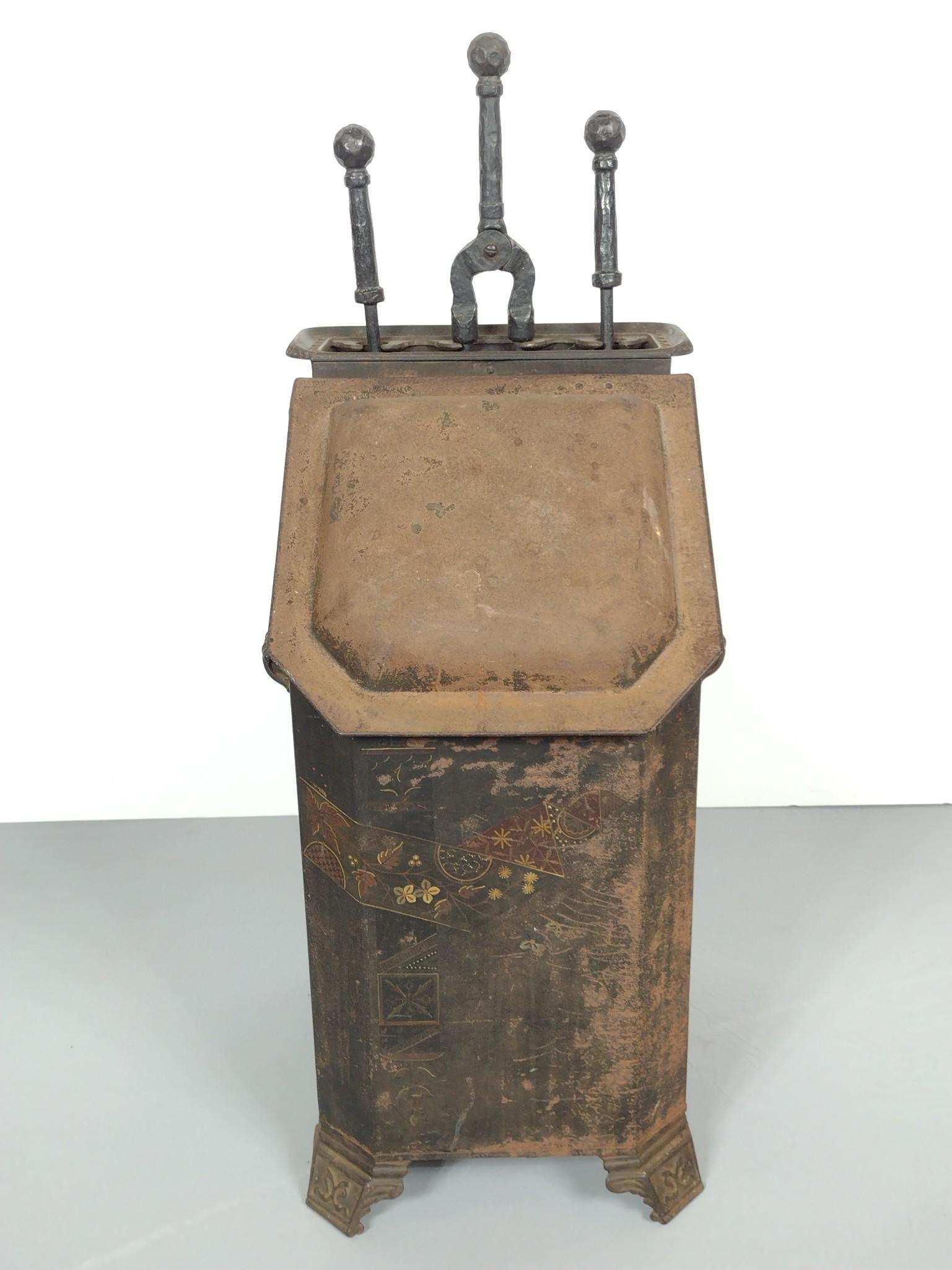 Fire Place Tools & Log Holder (1 of 6)