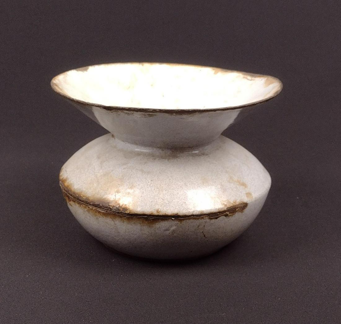 Cast Iron Enameled Spittoon (1 of 3)
