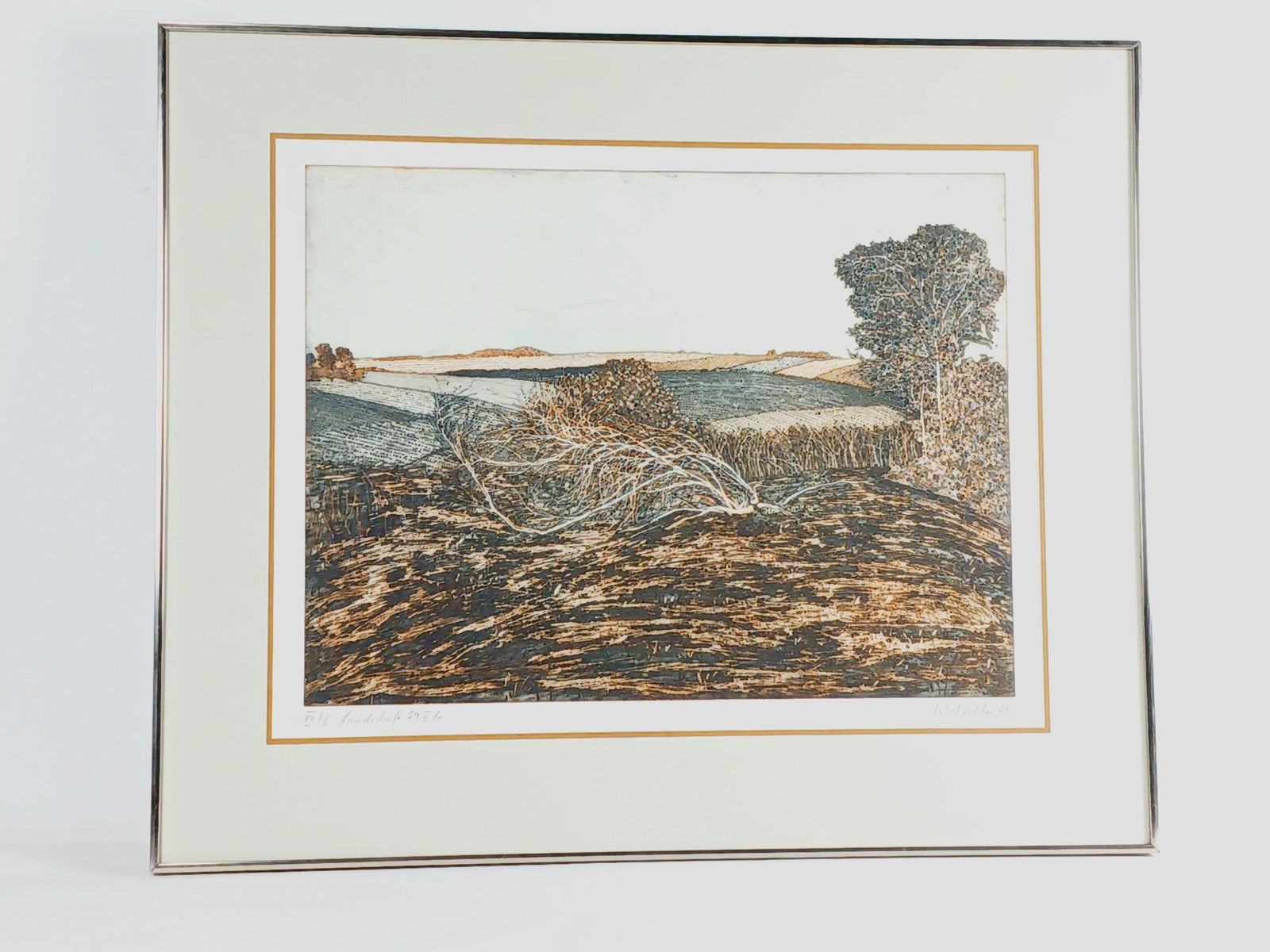 Peter Redeker "Landschaft" Etching (1 of 3)
