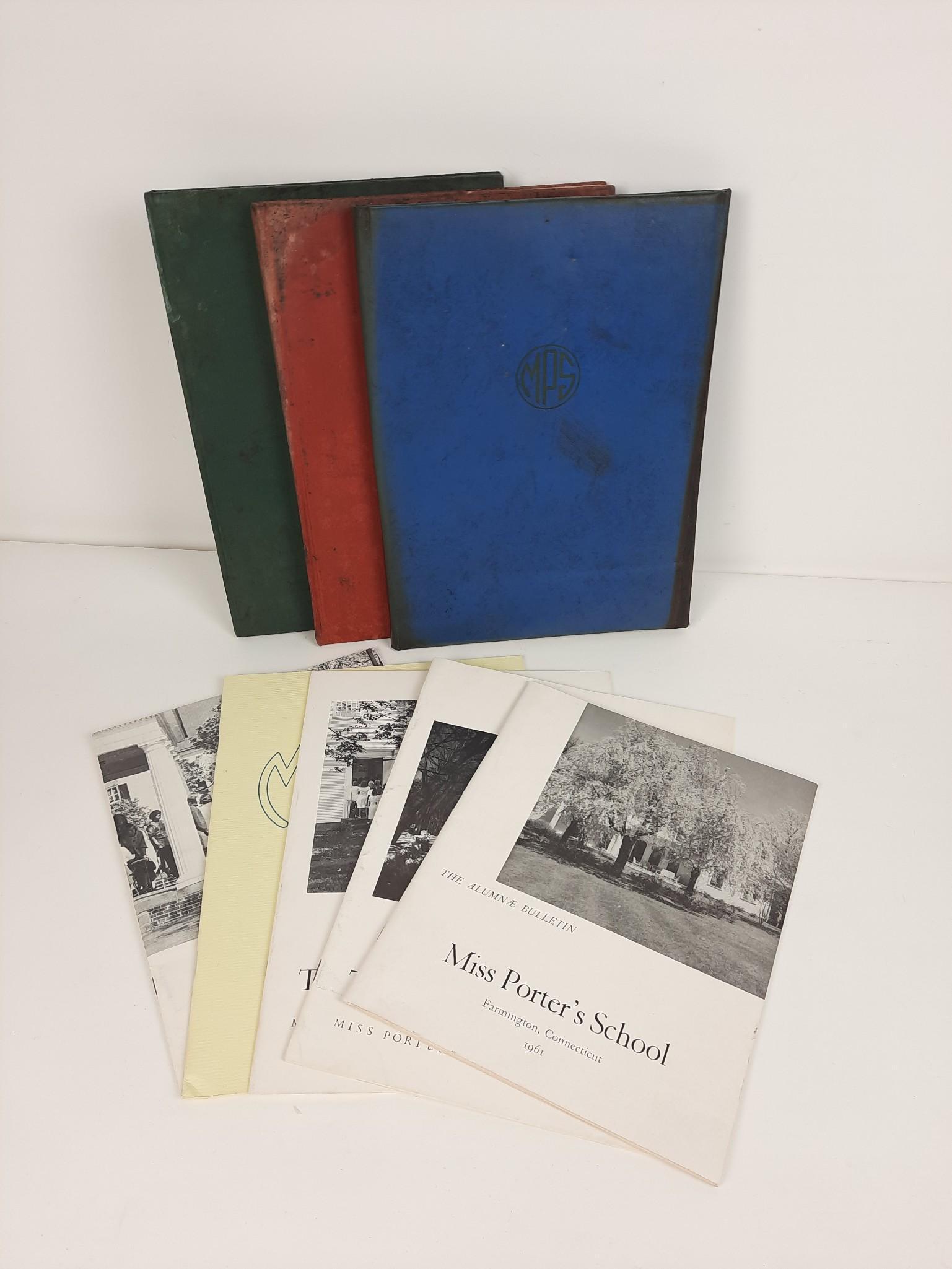 Grouping of Miss Porter's School Yearbooks and Booklets Farmington, CT (1 of 10)