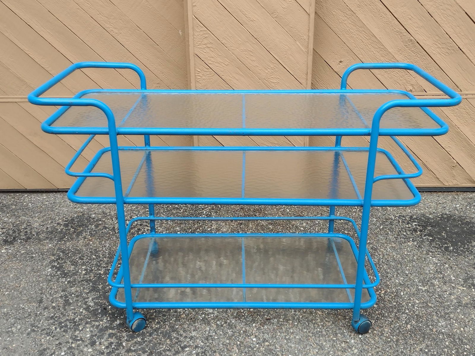 Blue Outdoor Beverage Cart (1 of 5)