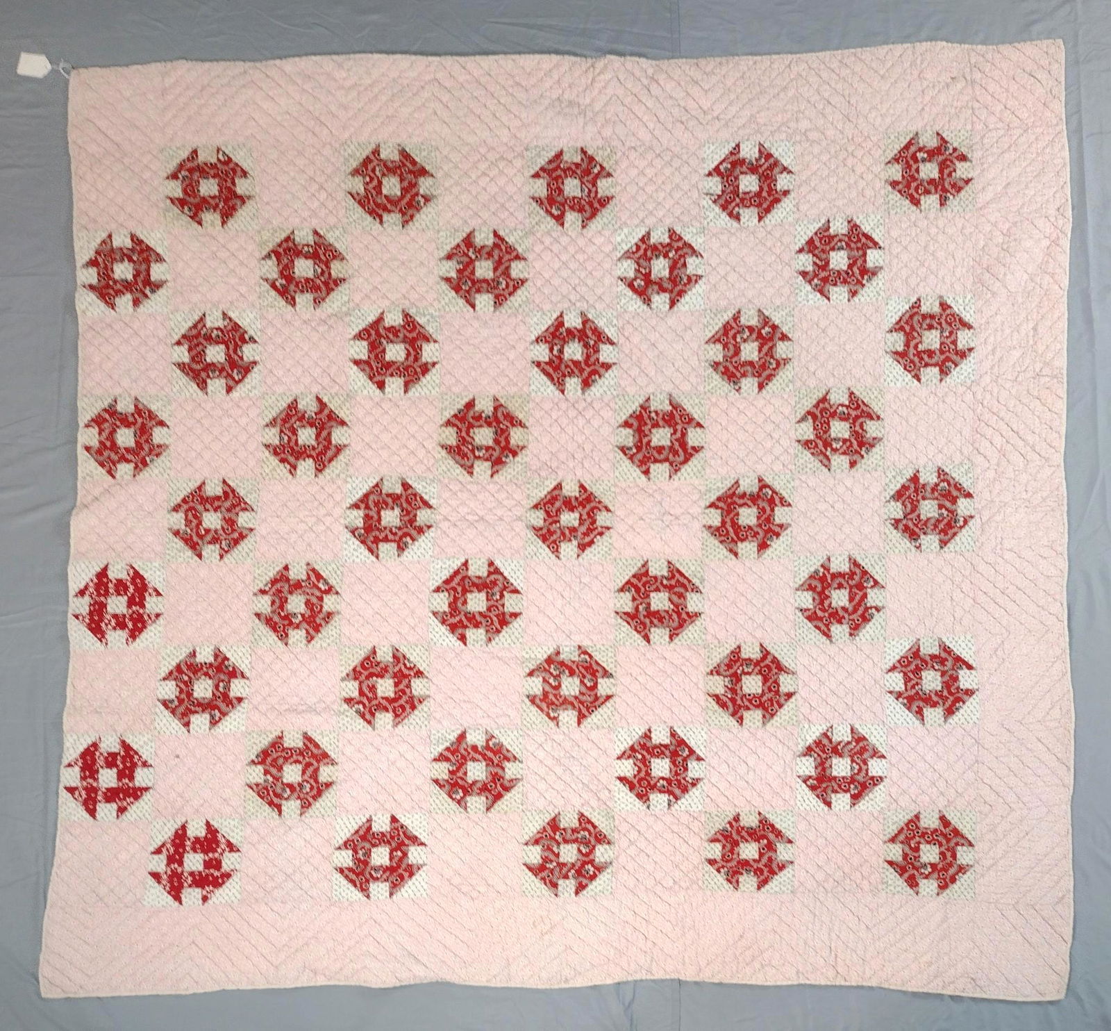 19th c Churn Dash Quilt (1 of 5)