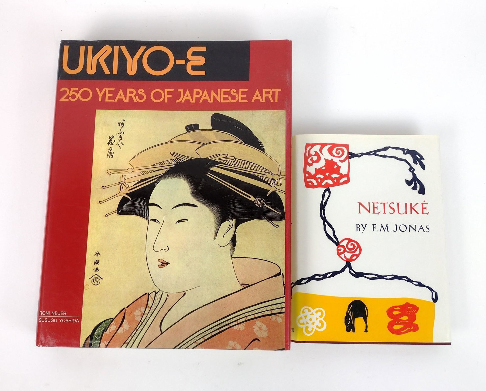 2 Books incl 250 Years of Japanese Art: Also includes Netsuke. MEG IMPORTANT: Before bidding, please read the terms and conditions. When you registered for the auction you agreed to these terms and will be required to comply with them.
