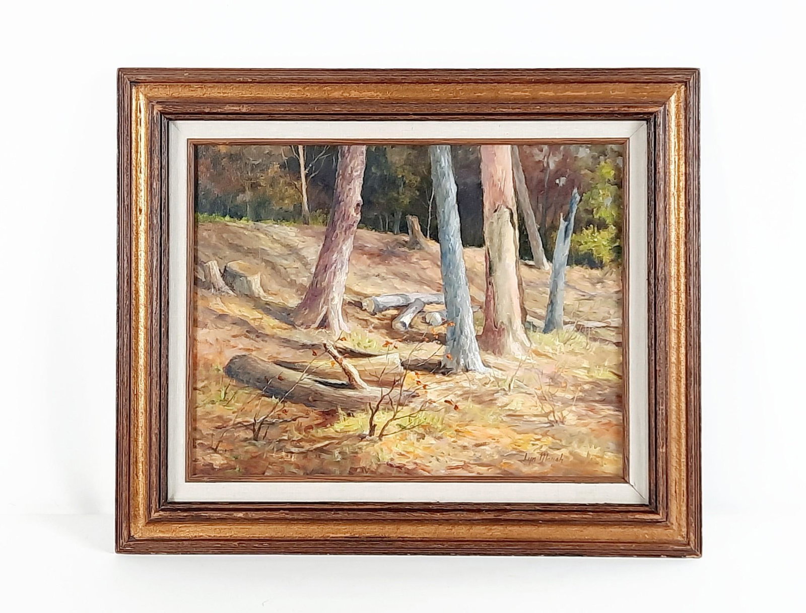 Lyn Marsh "October Afternoon" Painting: Lyn Marsh was a Carlisle Pennsylvania artist. Lyn was a founding member and chairperson of the Pennsylvania Society of Watercolor Painters and was instrumental with the development of the Mechanicsbur