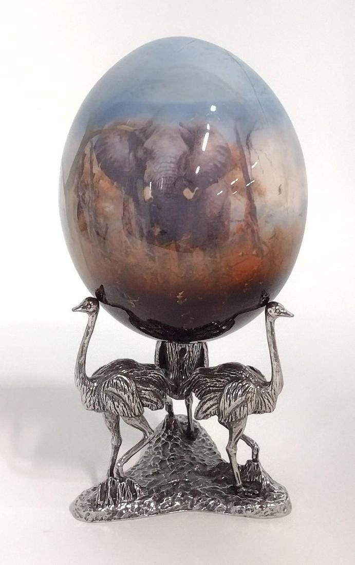 Decorated Ostrich Egg (1 of 3)