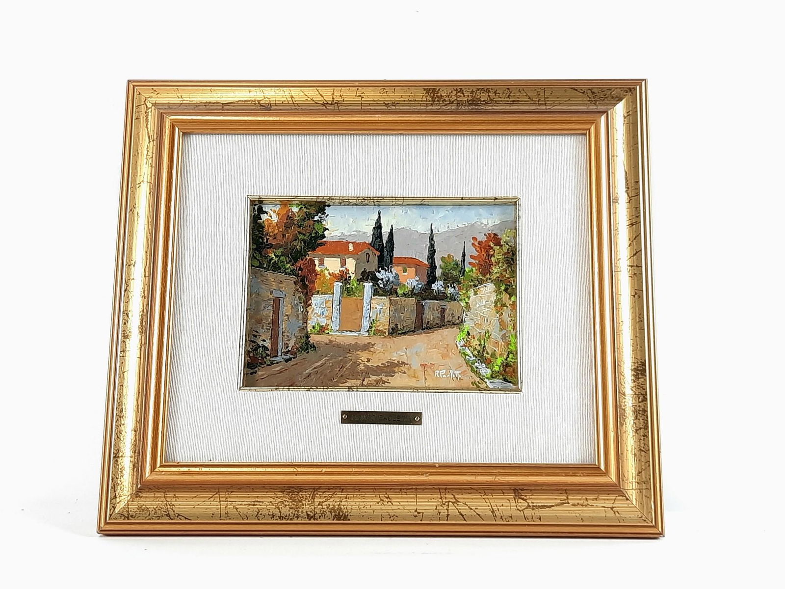 Renzo Paoletti "Presso Firenze" Painting (1 of 3)