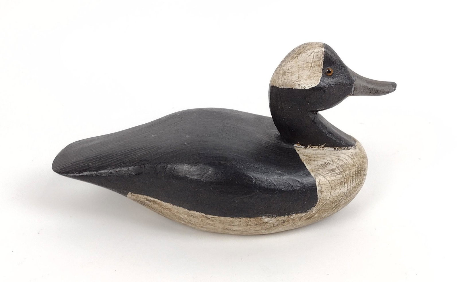 Alder Allen Waterfield Duck Decoy: 9-1/4" long X 5" high. MEG IMPORTANT: Before bidding, please read the terms and conditions. When you registered for the auction you agreed to these terms and will be required to comply with them.