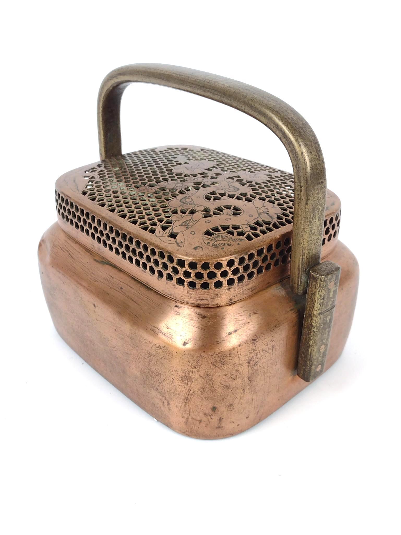 Chinese Copper Bed Warmer (1 of 7)