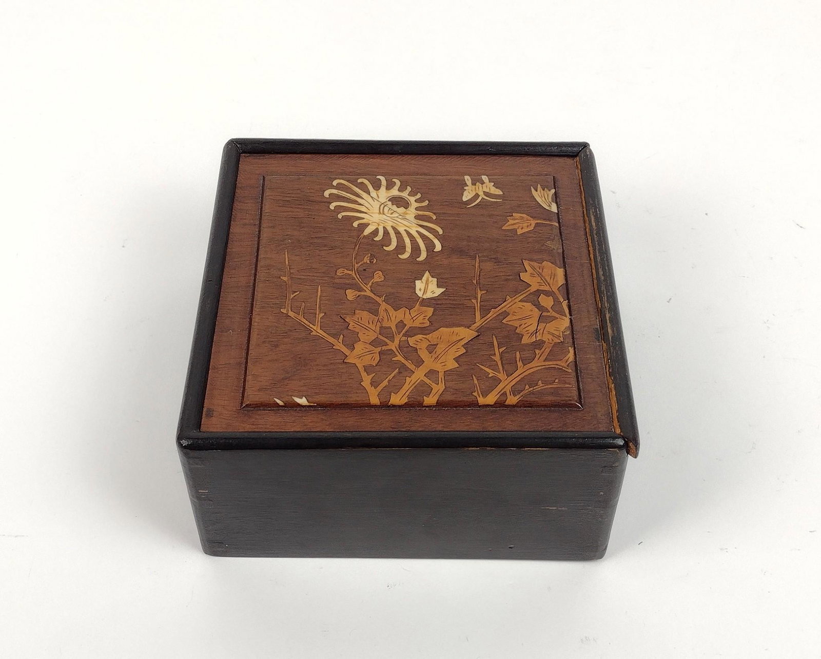 Maj Jong Tiles with Box: Box: 6-1/4" wide X 6" deep X 3" high. MEG IMPORTANT: Before bidding, please read the terms and conditions. When you registered for the auction you agreed to these terms and will be required to comply 