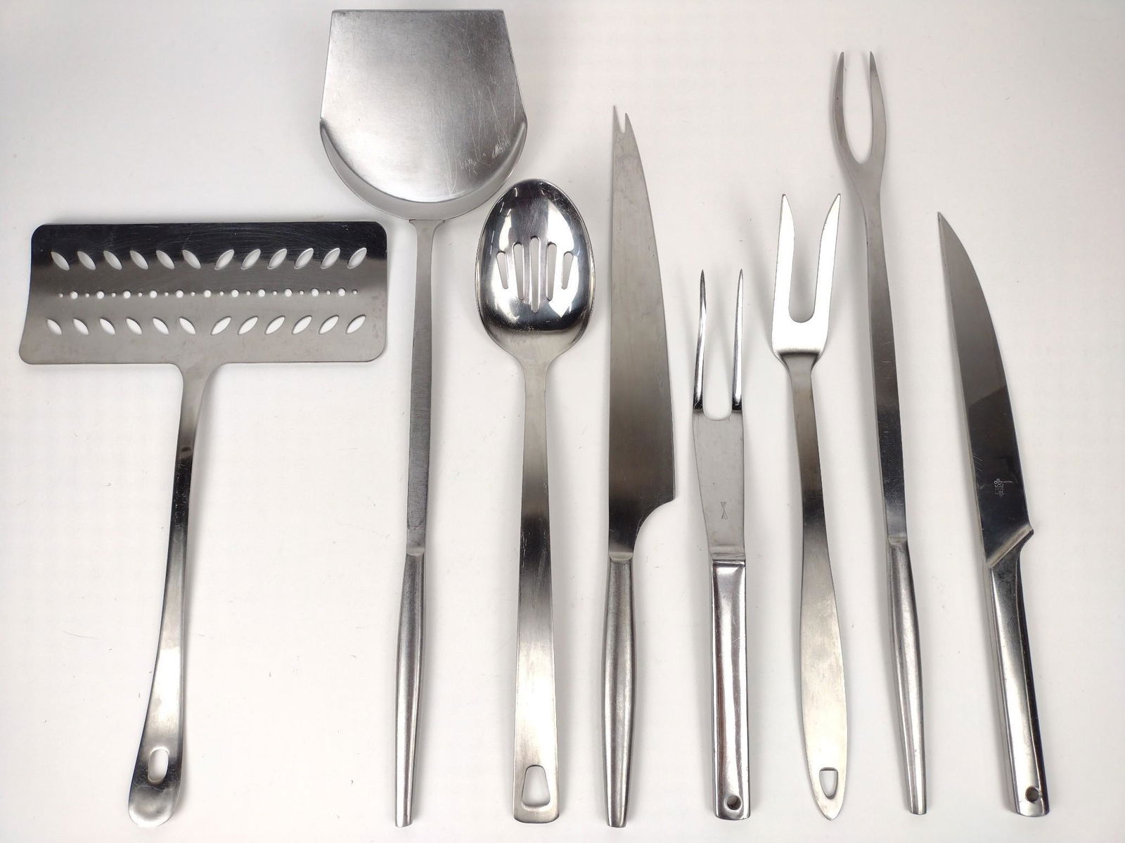 8 Pcs. Stainless Steel Grill Tools Incl. Italian (1 of 7)