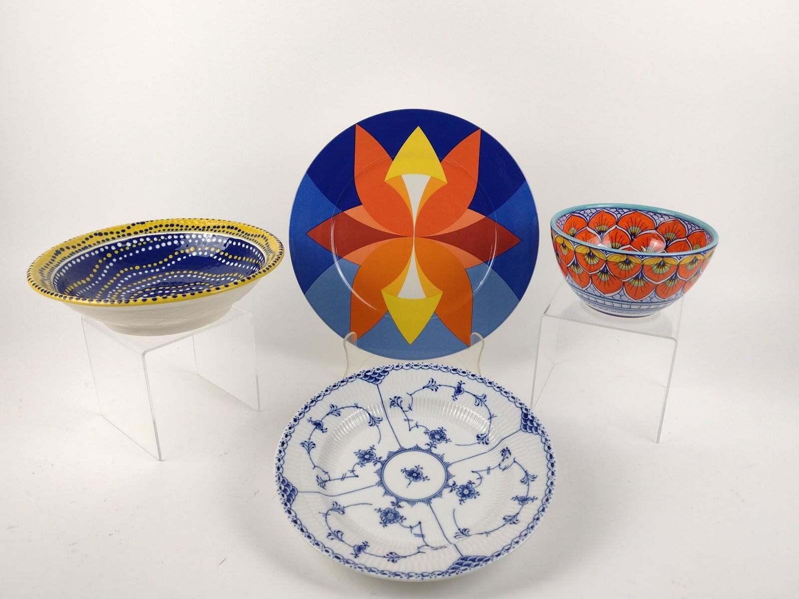 4 ceramic Table Wares Incl Signed (1 of 12)