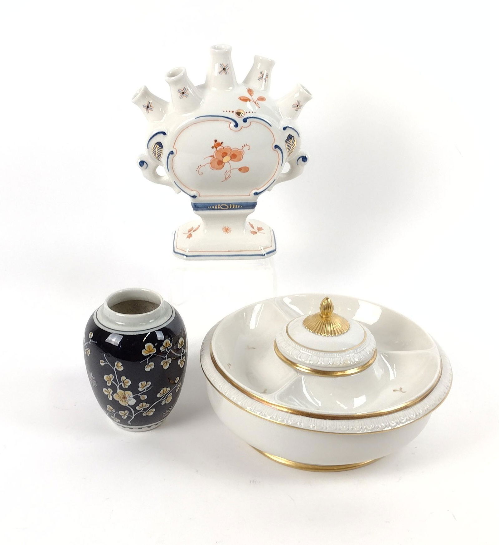 4 Ceramic Pcs incl Italian Sectional Serving Dish (1 of 4)