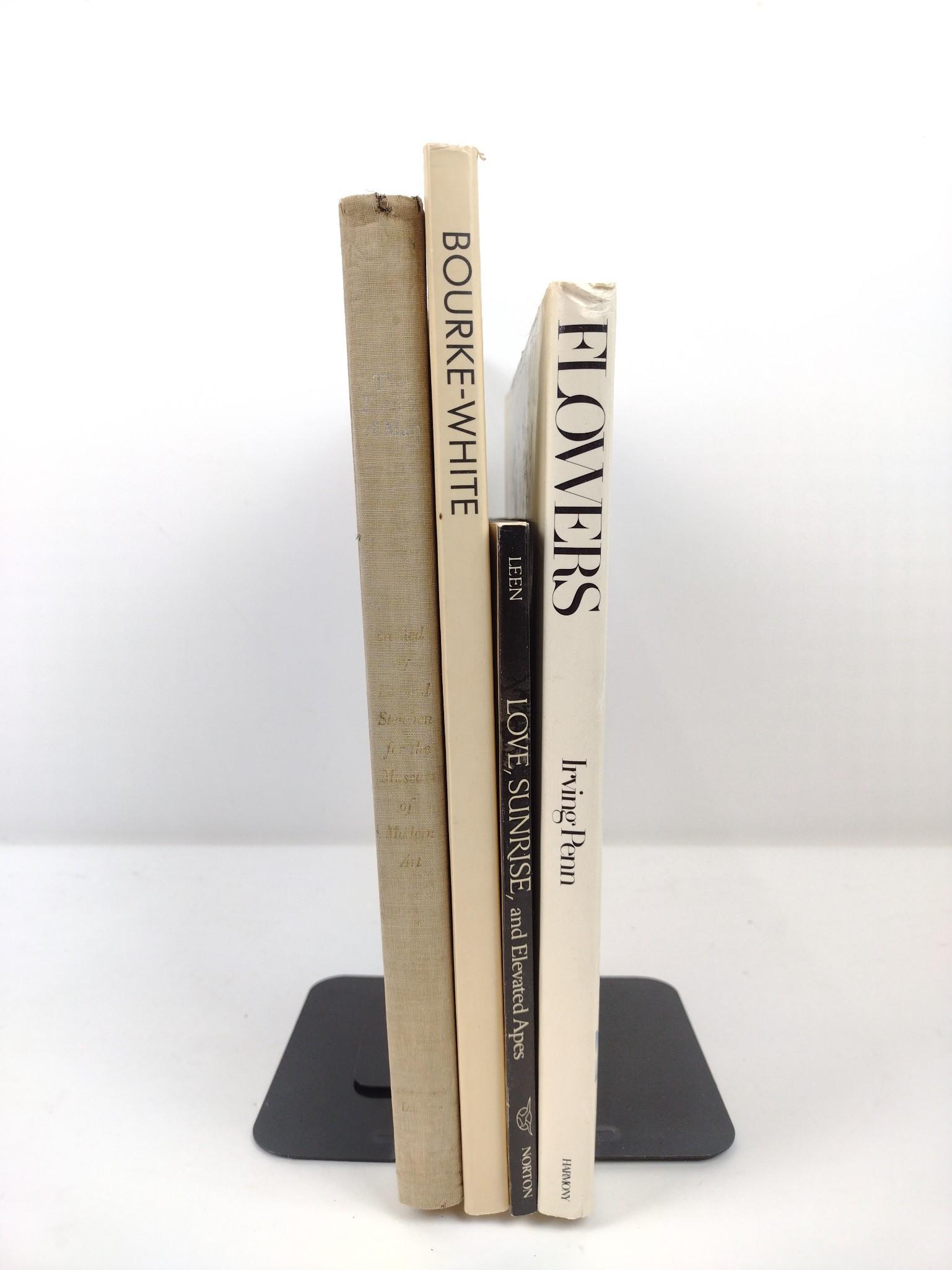 4 Photography Books Incl Bourke-White: Also includes The Family Man, Flowers Irving Penn, Love, Sunrise, And Elevated Apes(Paperback). MG. From the estate of Lois Lehrman Grass Harrisbur, PA. IMPORTANT: Before bidding, please read the term