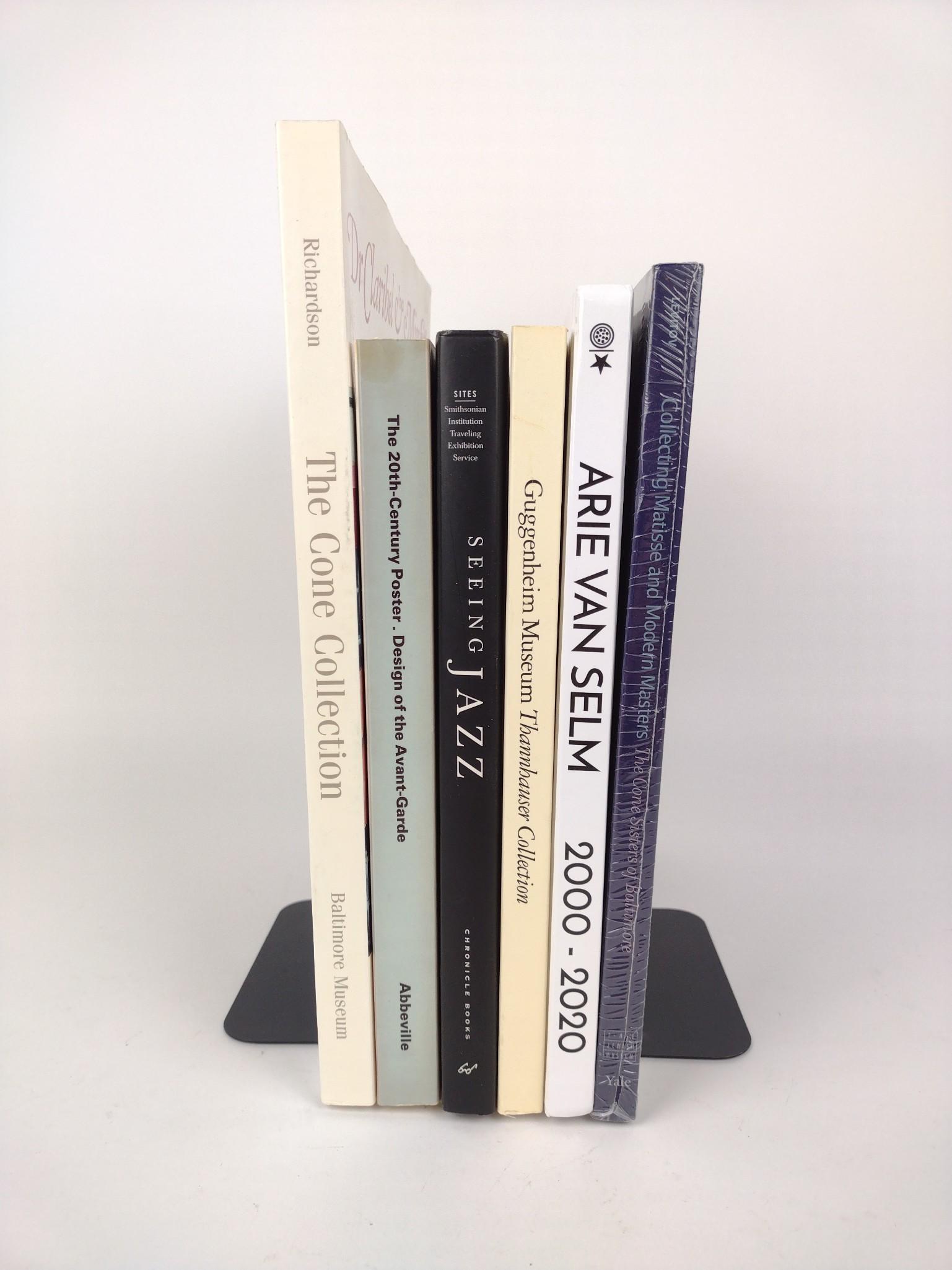6 Art Books Incl Seeing Jazz: Also includes Arie Van Selm 2000-2020, Collecting Matisse And Modern Masters, Guggenheim Museum Thannbauser Collection(paperback), The 20th Century Poster. design Of The Avant-Garde(paperback), The Co