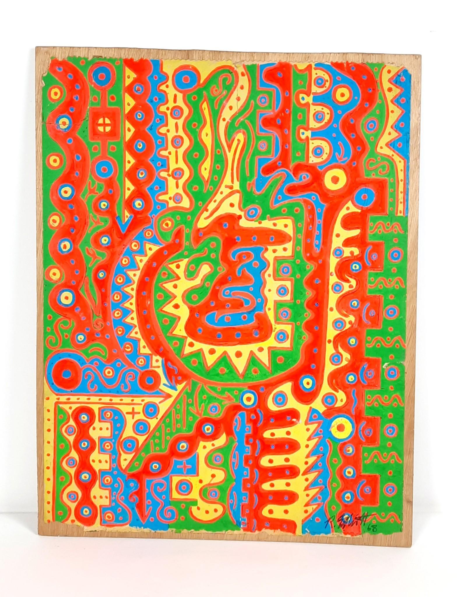 Richard Elliott Abstract Painting (1 of 3)