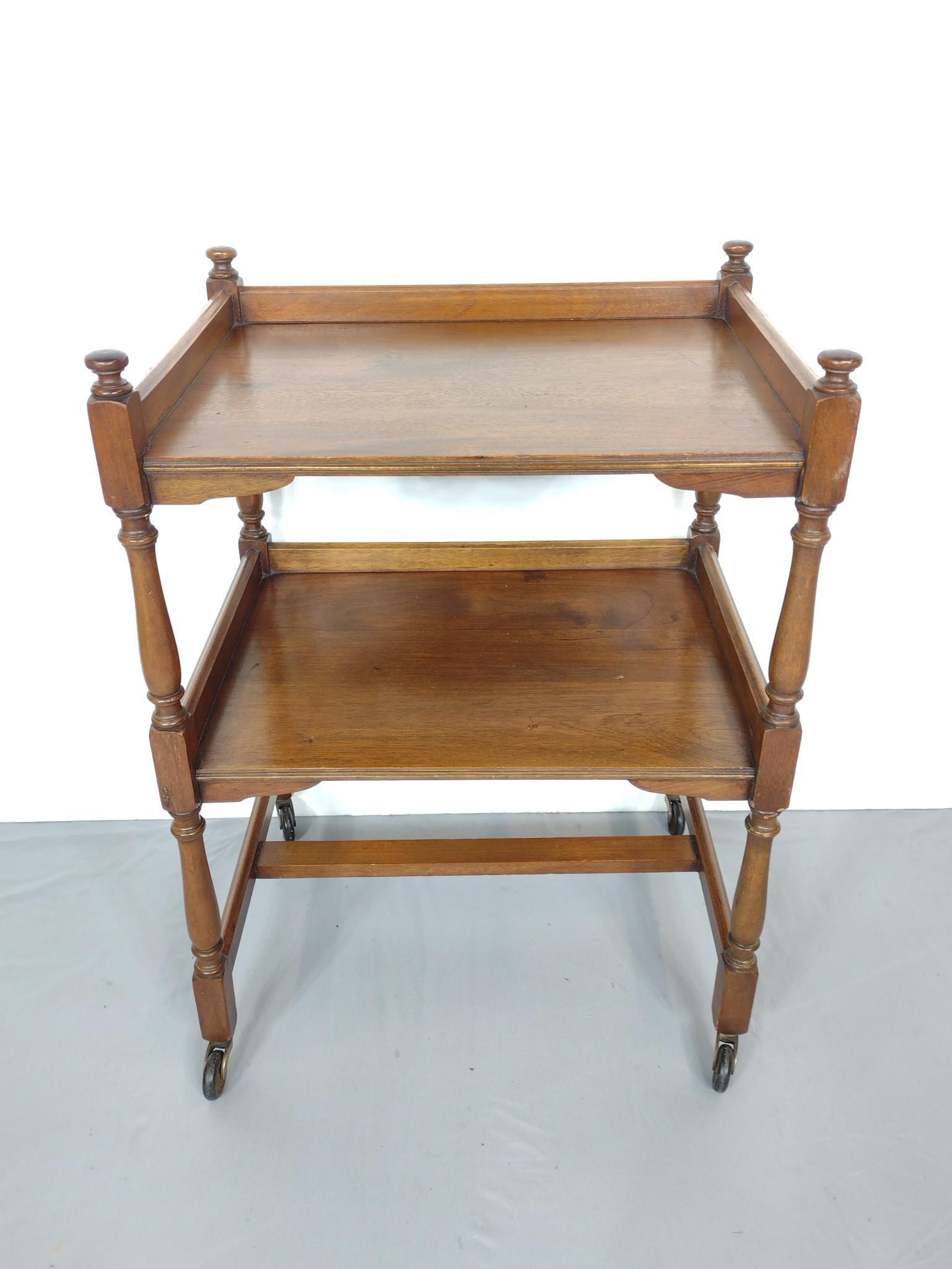 Wood Rolling Cart (1 of 5)