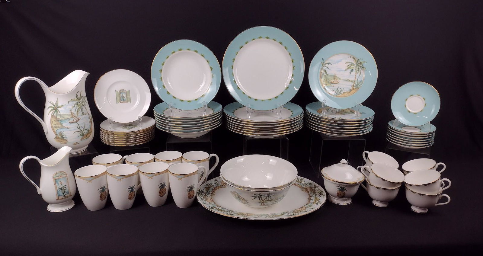 56 Pcs Lenox "Colonial Tradewind" Dinnerware (1 of 3)
