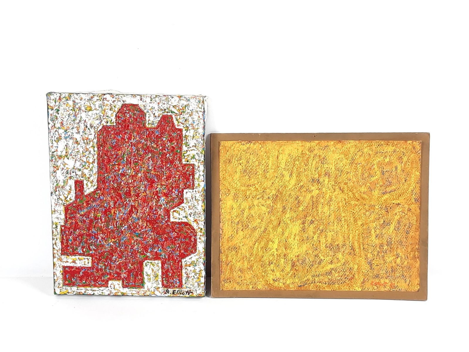 2 Richard Elliott Abstract Paintings (1 of 5)