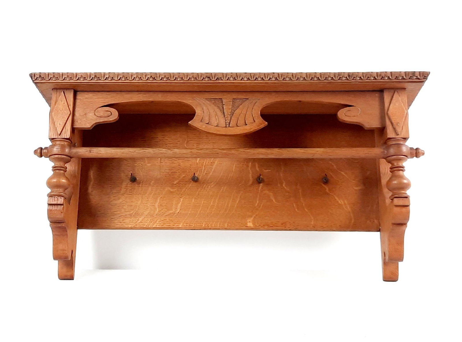 Wall Shelf with Towel Bar (1 of 2)