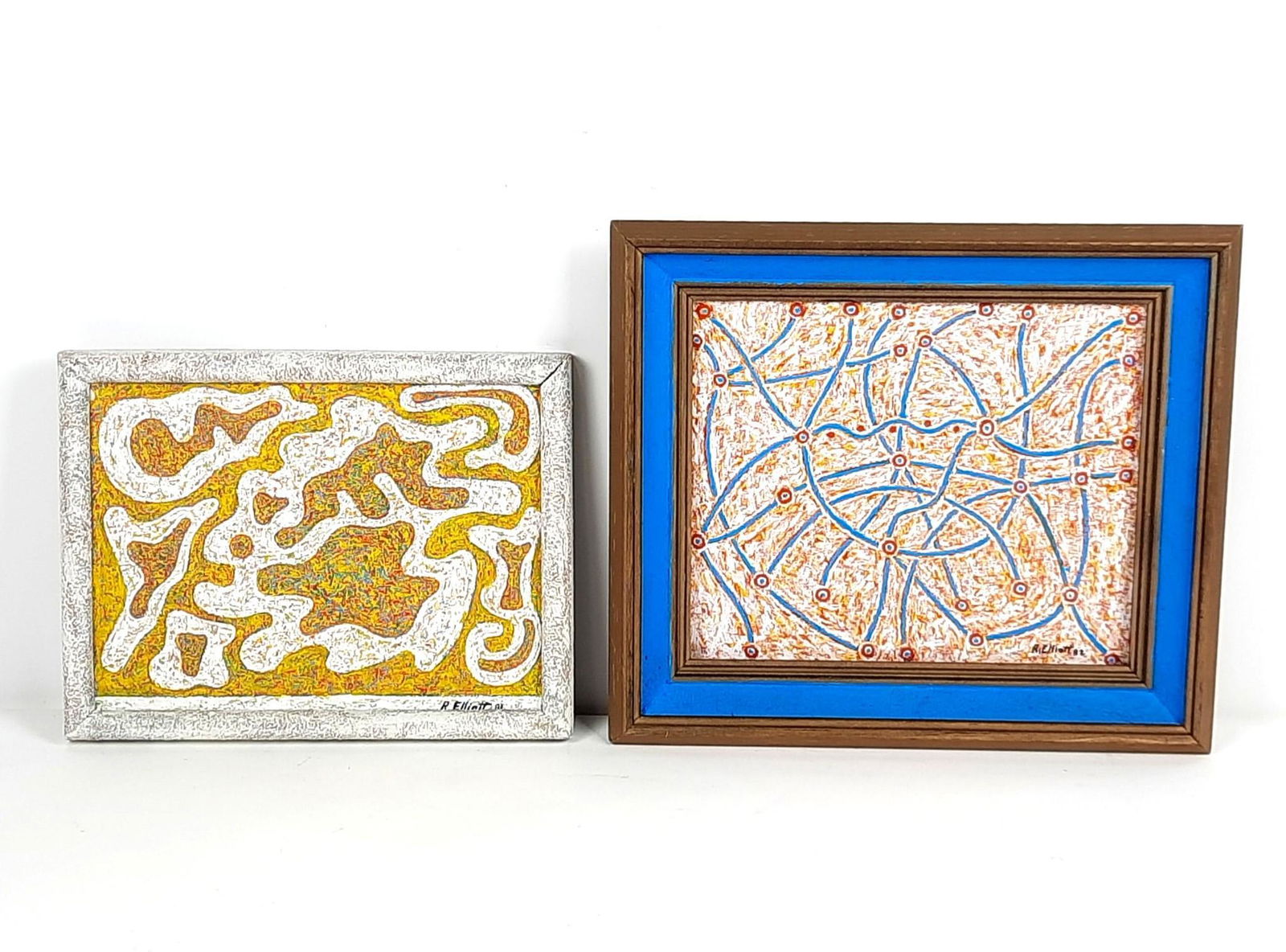 2 Richard Elliott Abstract Paintings (1 of 3)