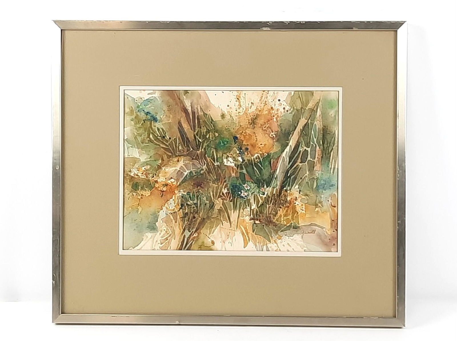 Joan Duncan de Griswold "El Claro en el Bosque" Watercolor (1 of 3)