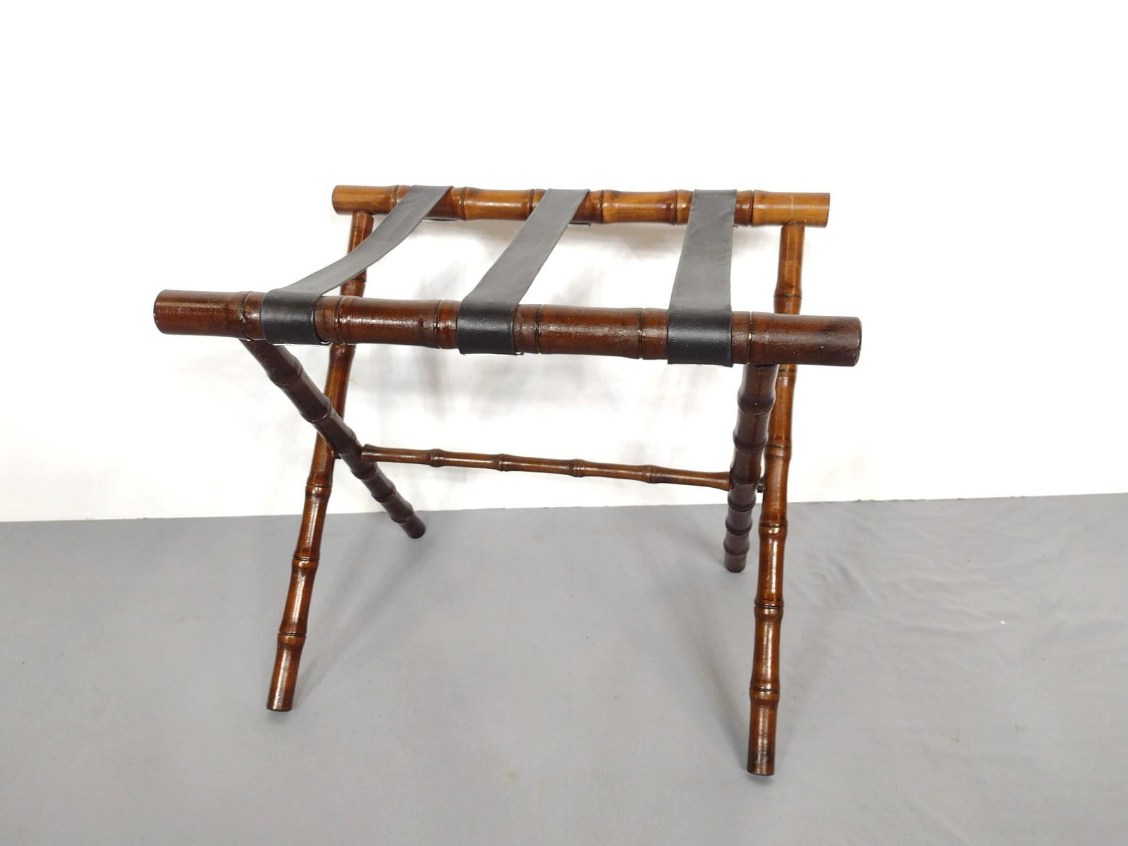 Luggage Rack With Leather Straps (1 of 5)