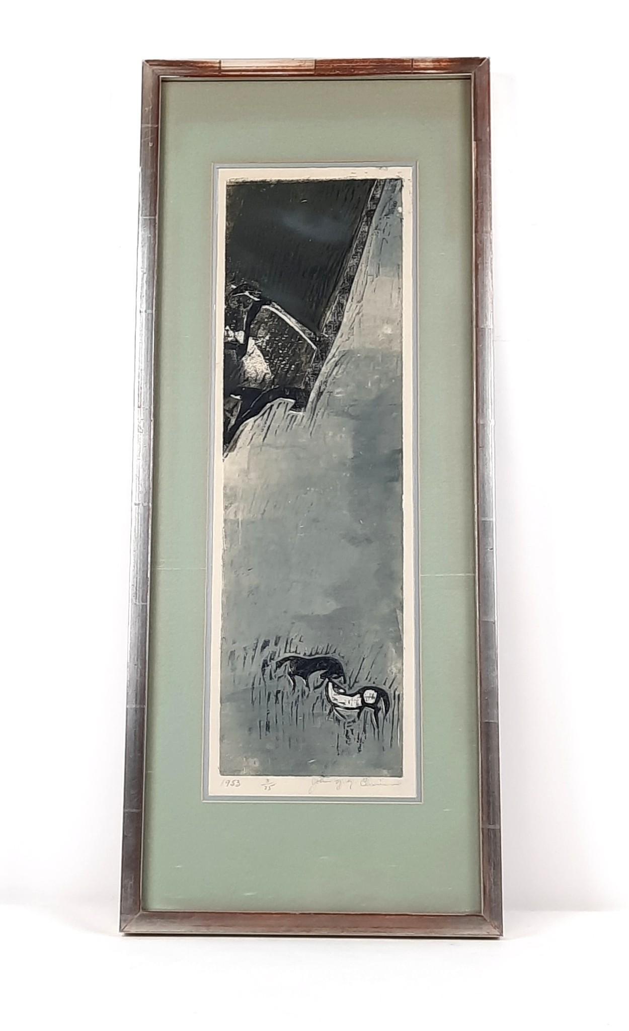 Signed Ltd Ed Print with Horses (1 of 2)