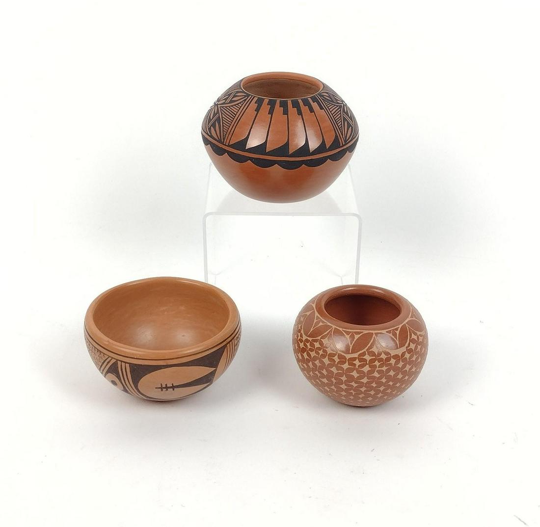 3 Pcs Studio Pottery incl Pauline Romero (1 of 4)