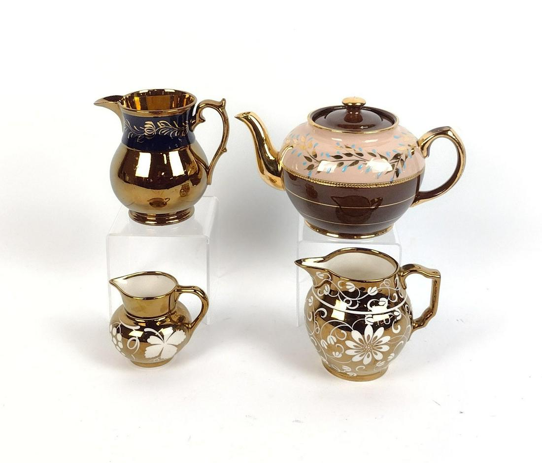 4 Lustre Pitchers incl Sadler (1 of 3)