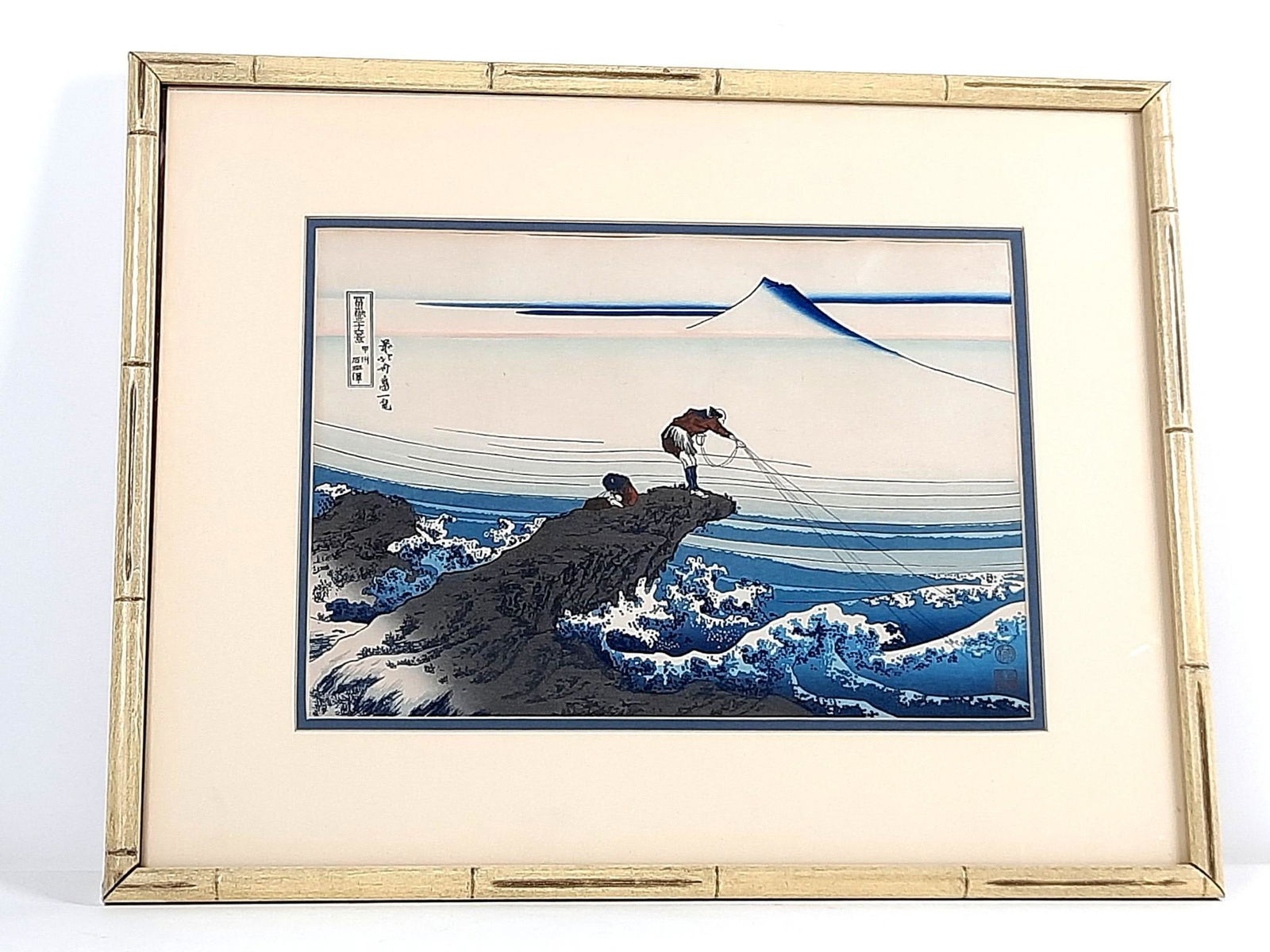Katsushika Hokusai "Kajikazawa in Kai Province" Woodblock Print (1 of 3)