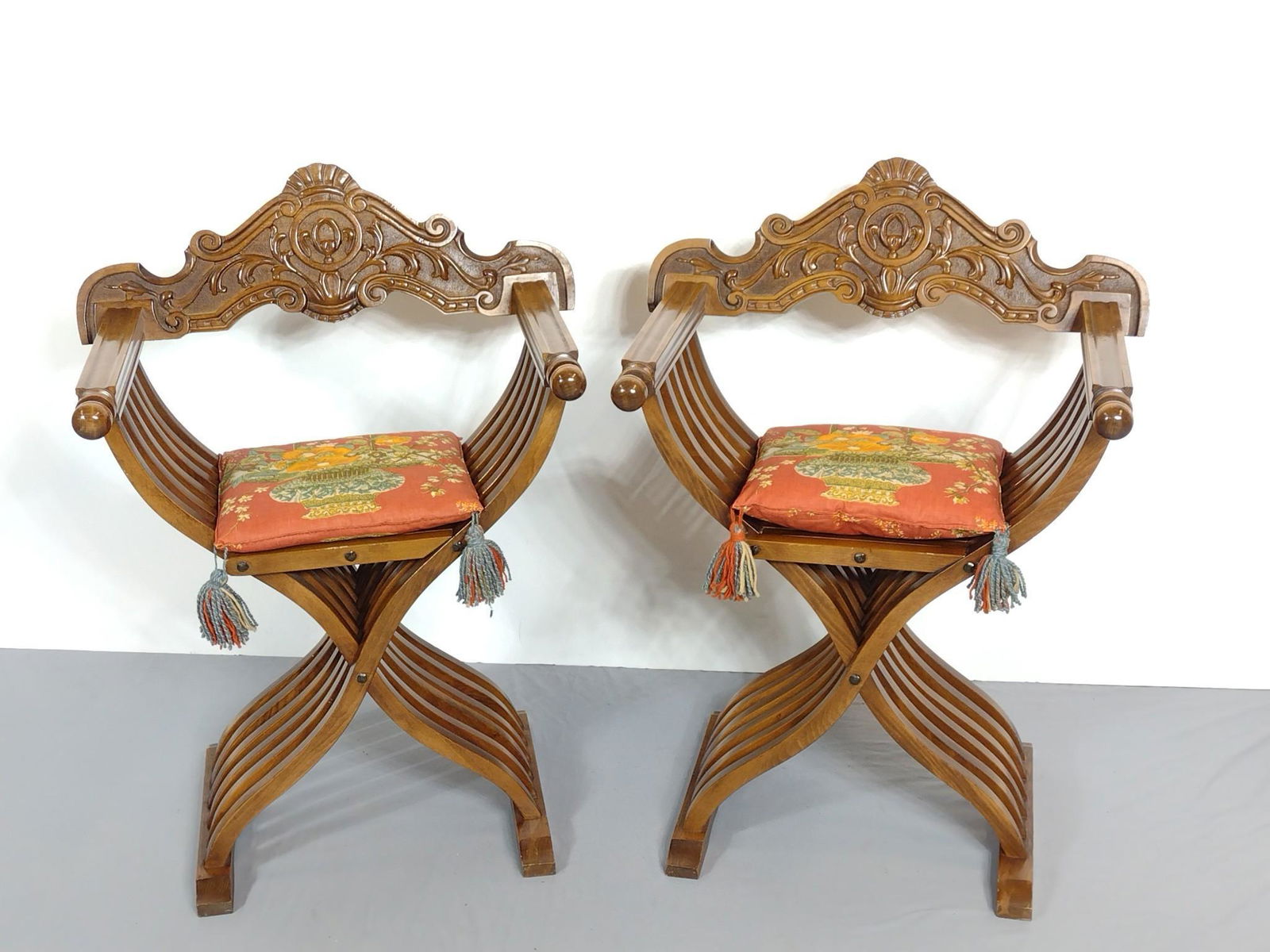 Pair Of Savonarola Chairs (1 of 6)