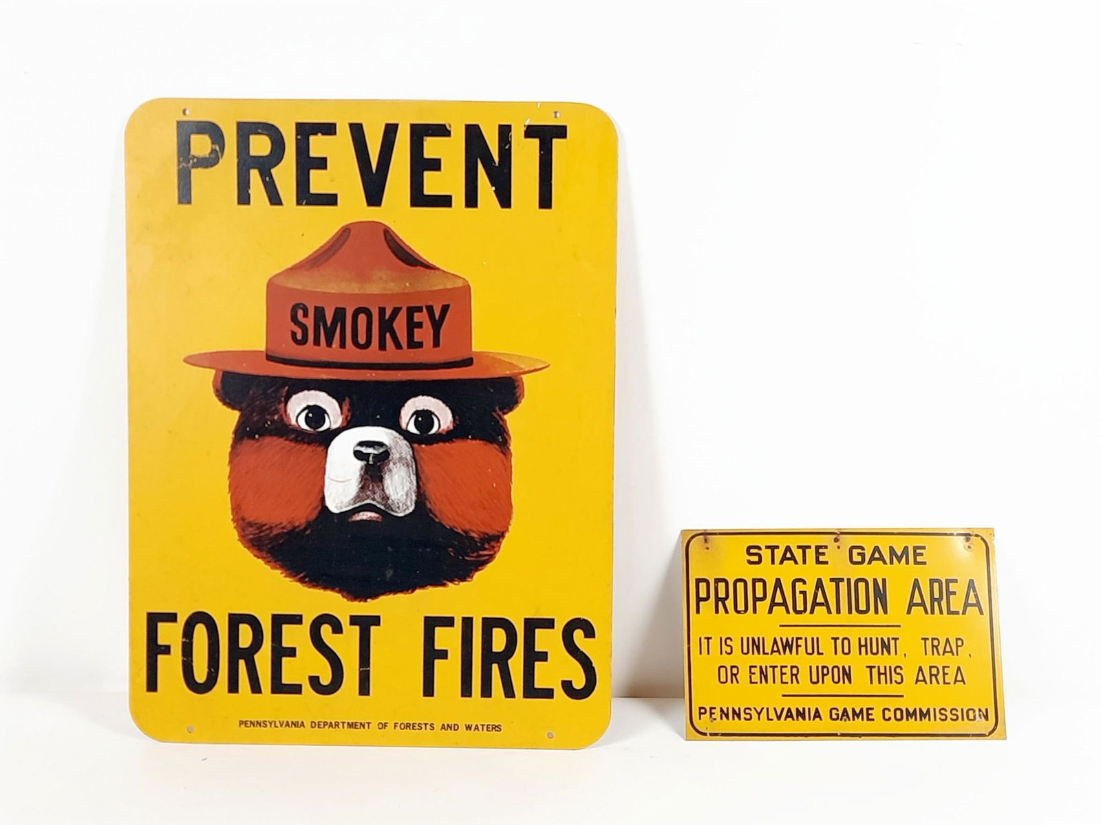 Smokey the Bear and State Game Lands Sign (1 of 1)