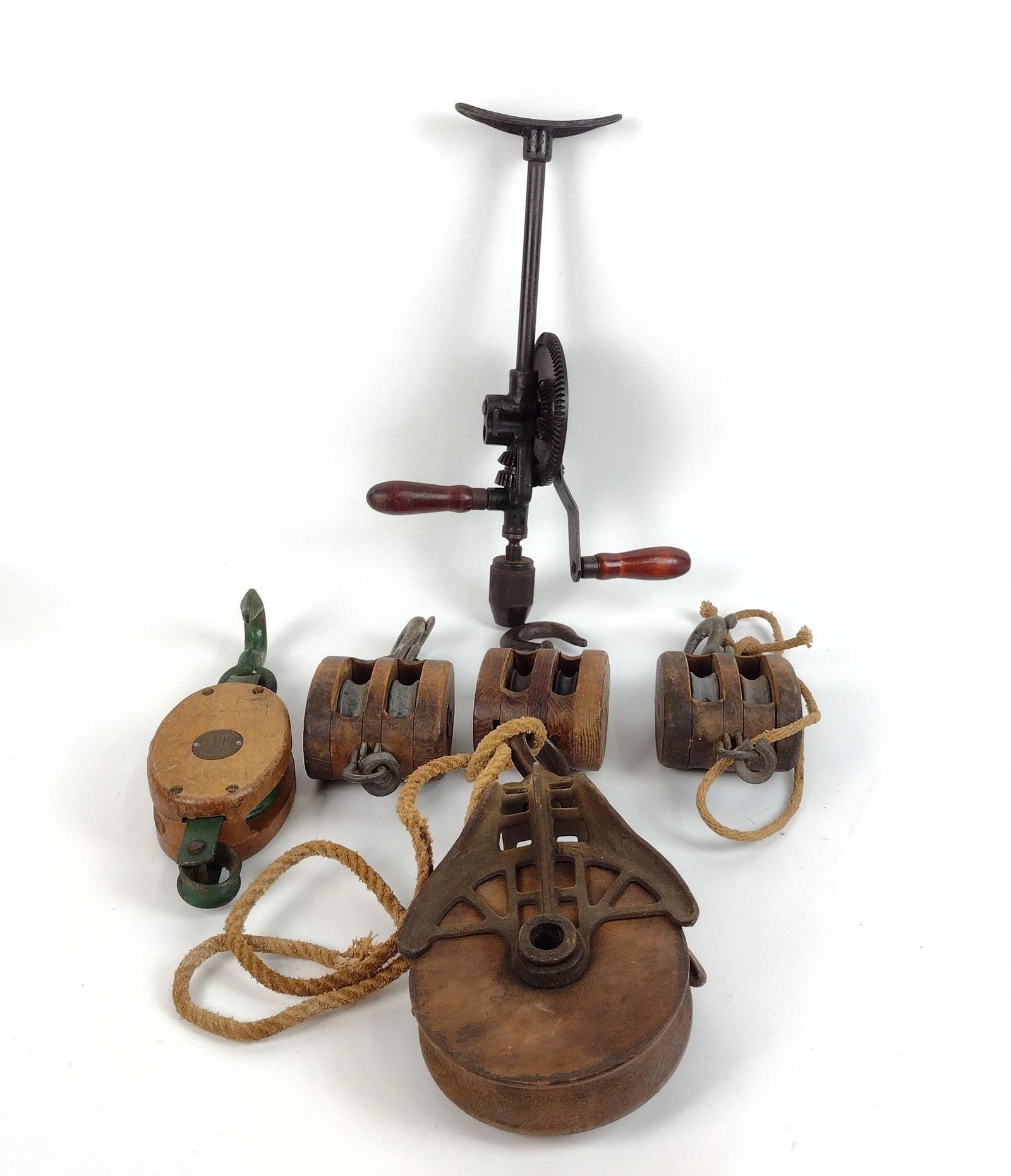 5 Double Pulleys & Drill incl Upson Walton (1 of 7)
