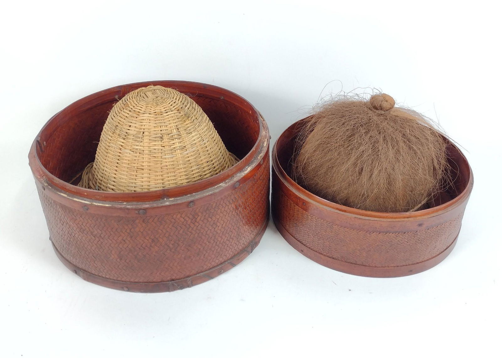 2 Chinese Hats w/ Hat Boxes (1 of 13)