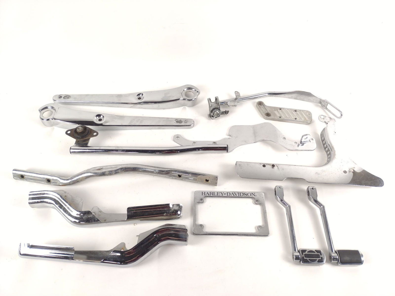 12 Misc Motorcycle Parts Incl Harley Davidson Controls (1 of 12)