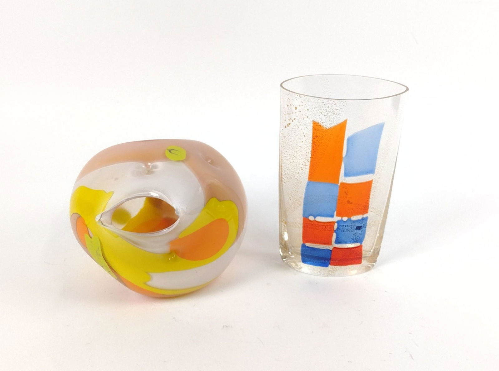 2 Pcs Art Glass (1 of 3)