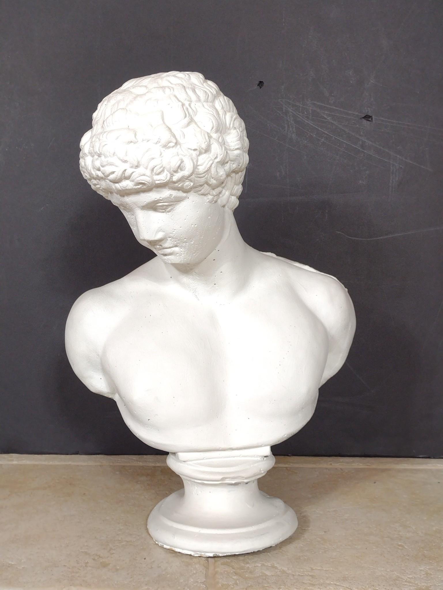 Cement David Bust (1 of 6)