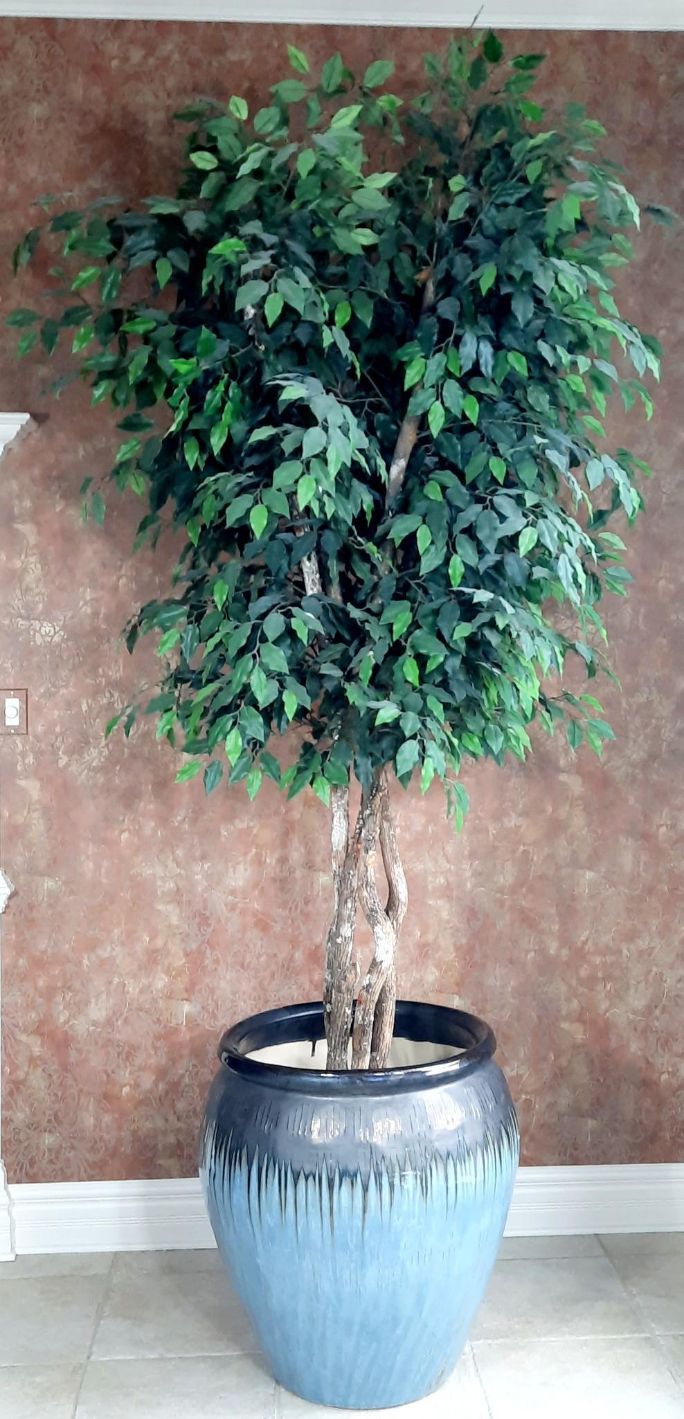 8'8" Artificial Tree in Planter (1 of 1)