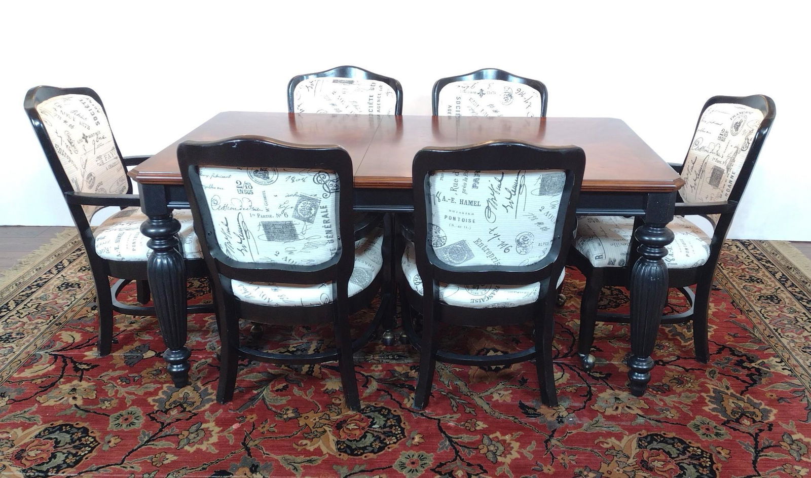 Dining Table With 6 Chairs (1 of 8)