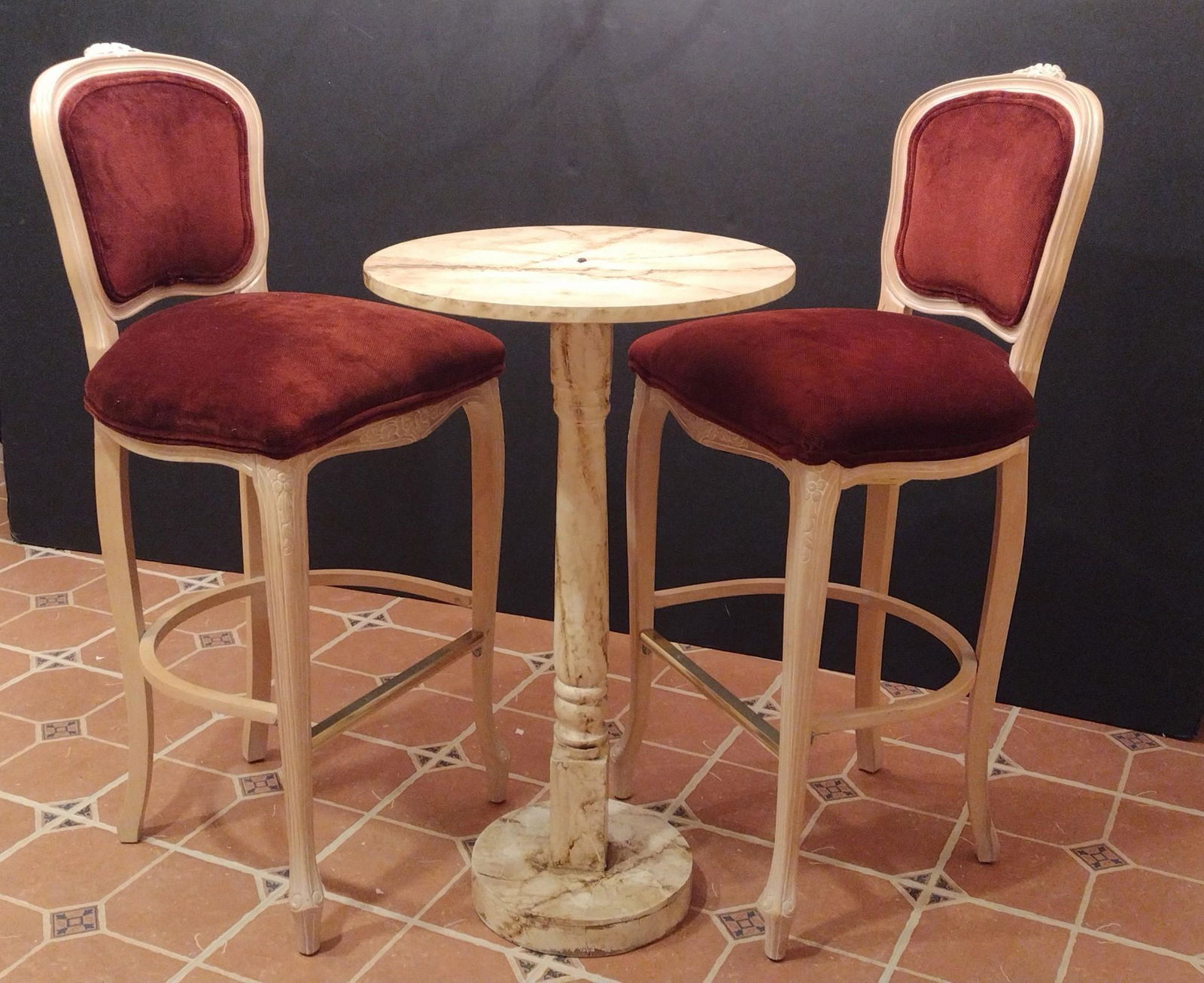 Rustic Pub Table & Chair Set (1 of 5)