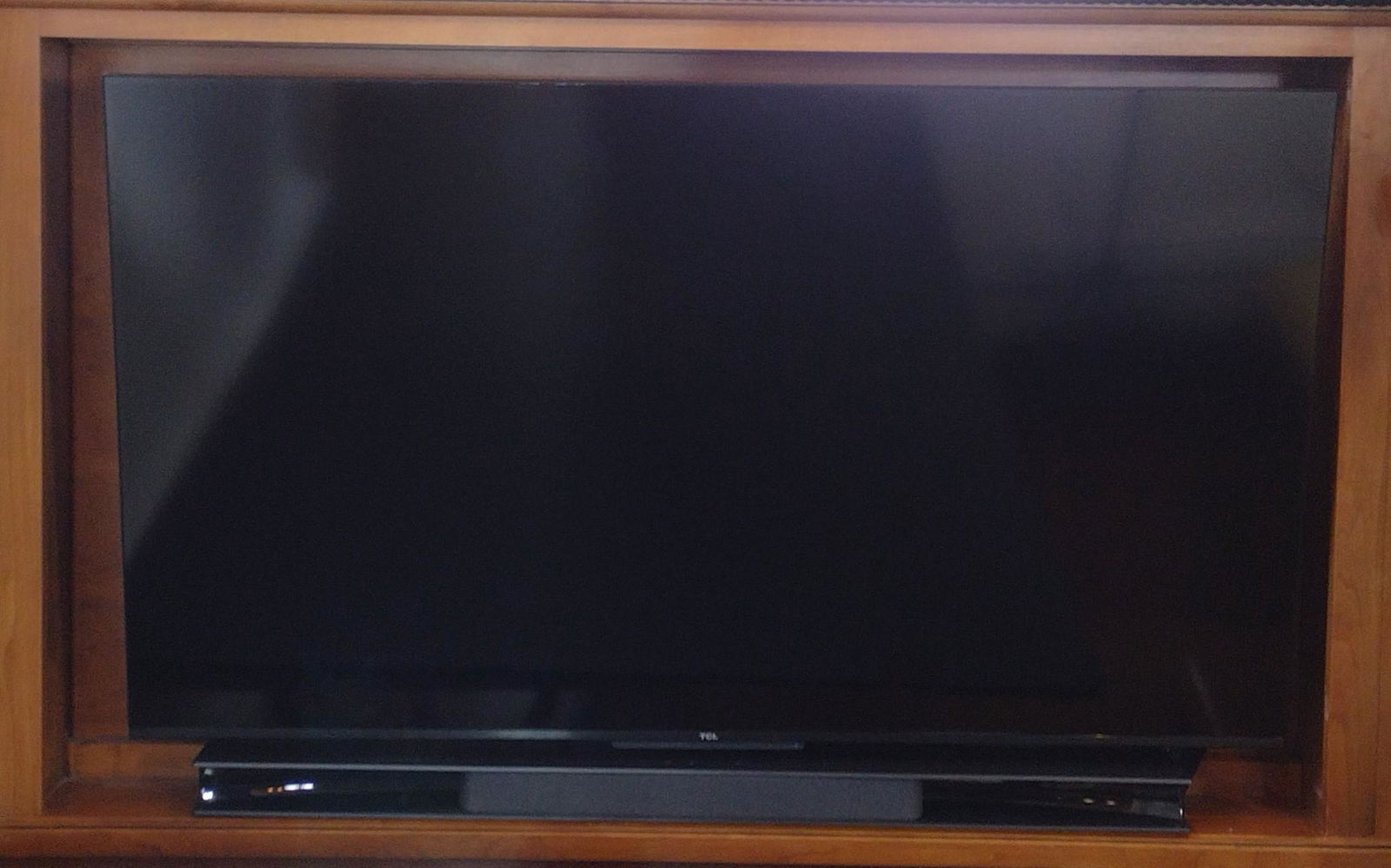 55" TCL QLED 4K UHD Smart Google TV & Sound Bar (1 of 6)