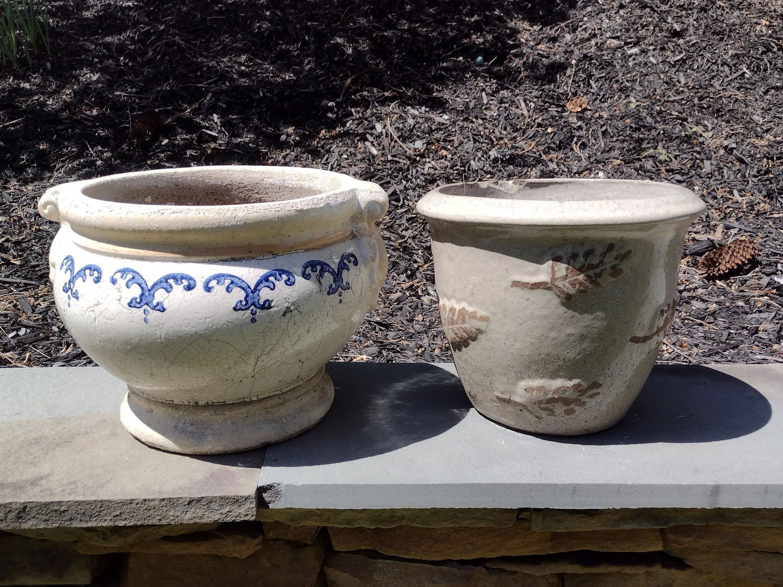 Two Ceramic Planters (1 of 2)