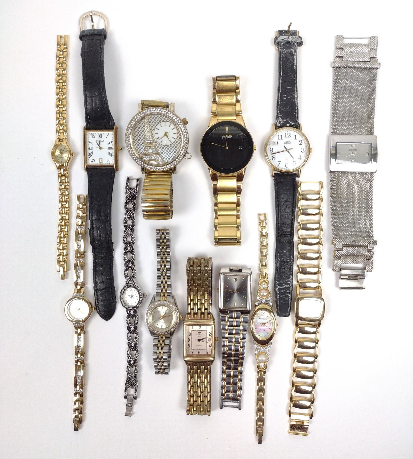 13 Ladies Wrist Watches Incl Citizen: Also includes Pulsar, Elgin, Countess Mara, Seiko and more. MG. IMPORTANT: Before bidding, please read the terms and conditions. When you registered for the auction you agreed to these terms and will 