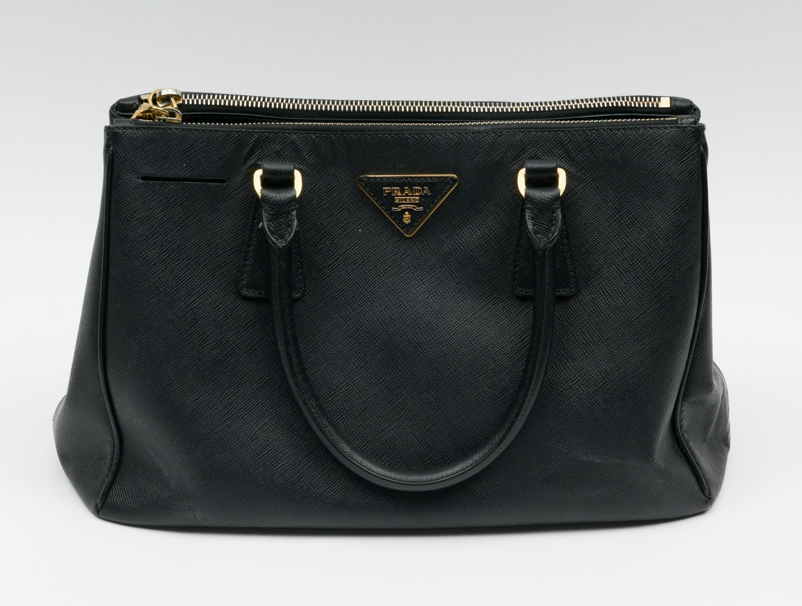 Prada Black Galleria Saffiano Leather Purse (1 of 7)