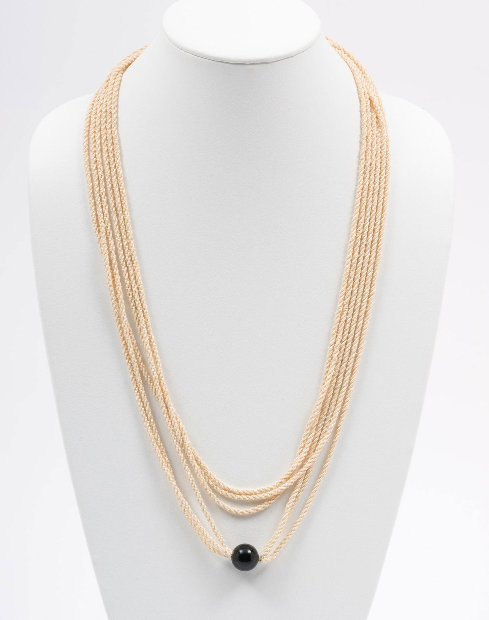 Triple Strand Seed Pearl Necklace (1 of 3)