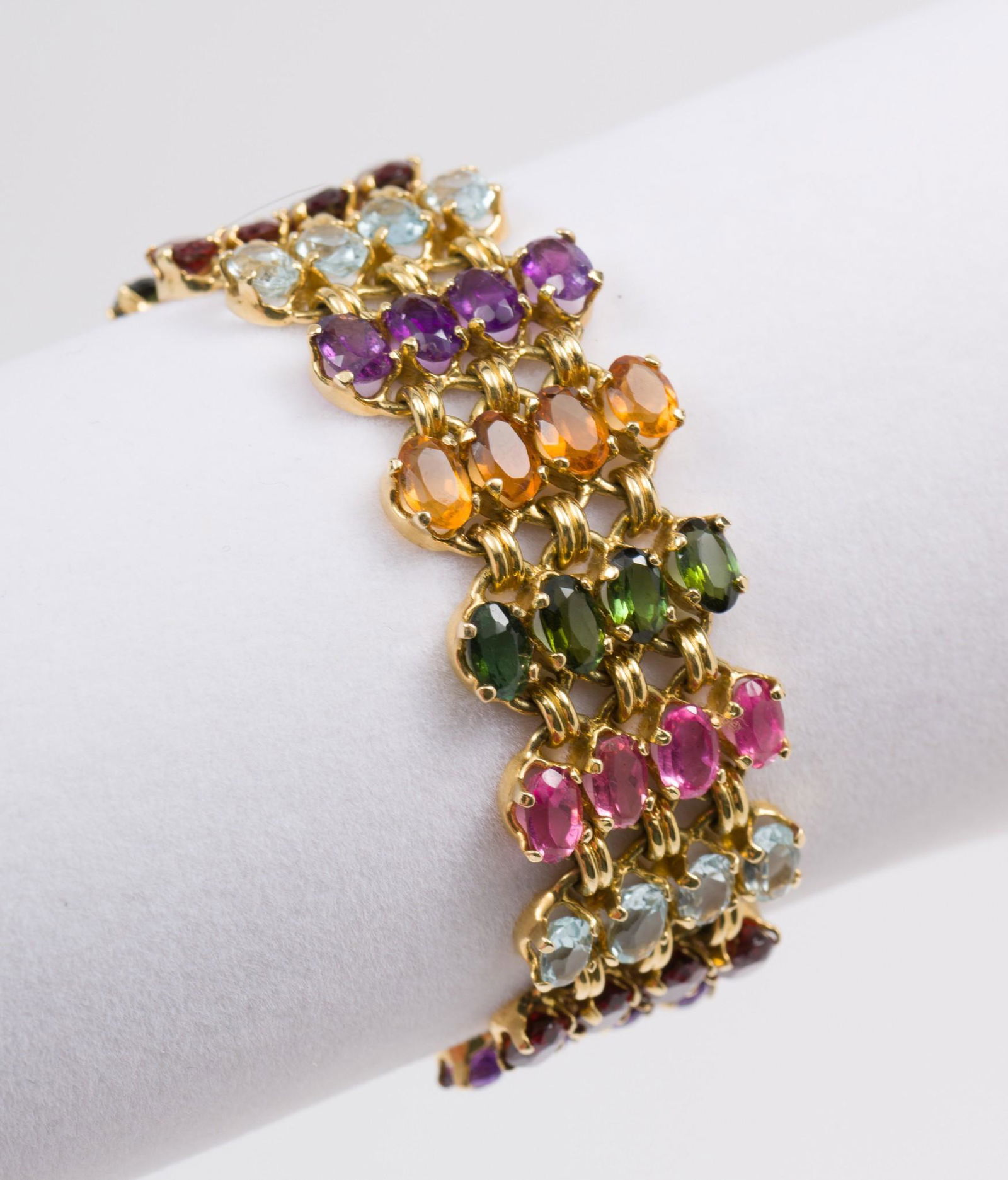 18K Gold & Multi-Gem Bracelet (1 of 5)