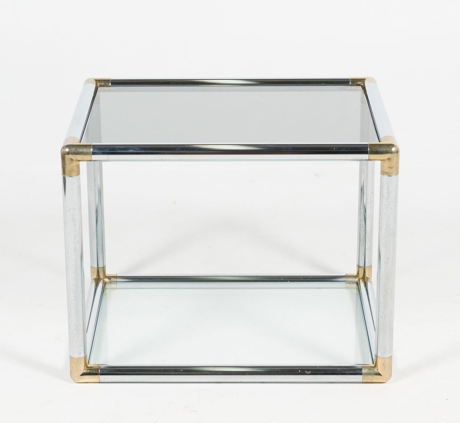 Mid-Century Metal & Glass Table (1 of 5)